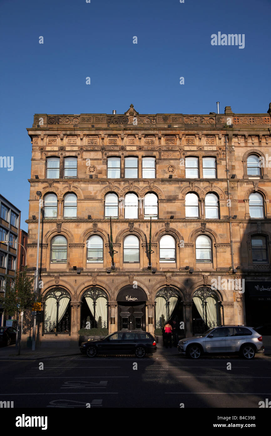 Malmaison Hotel Belfast City Centre Nordirland Vereinigtes Königreich Stockfoto