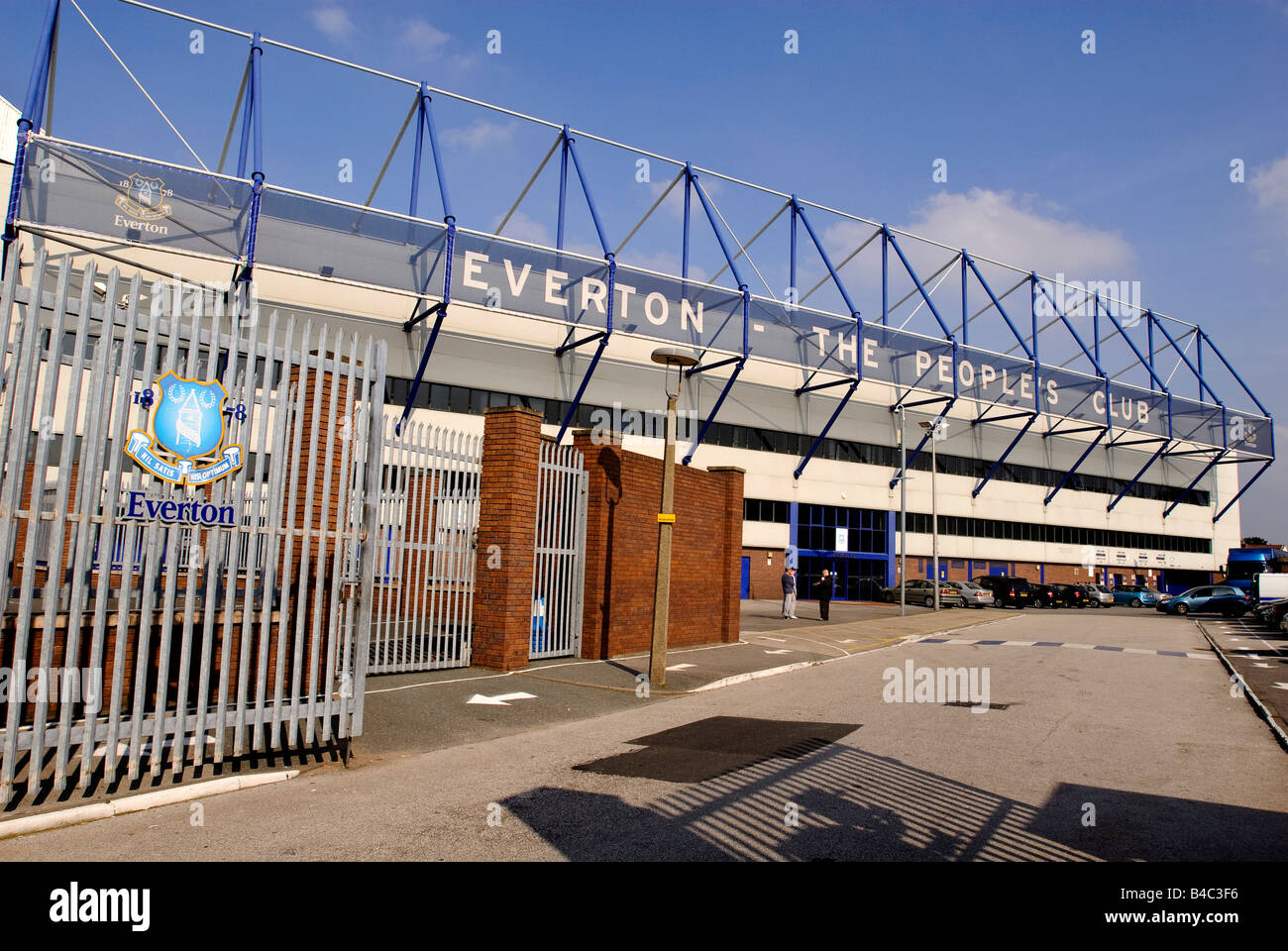 Goodison Park Haus von Everton Fußballvereins Liverpool Stockfoto
