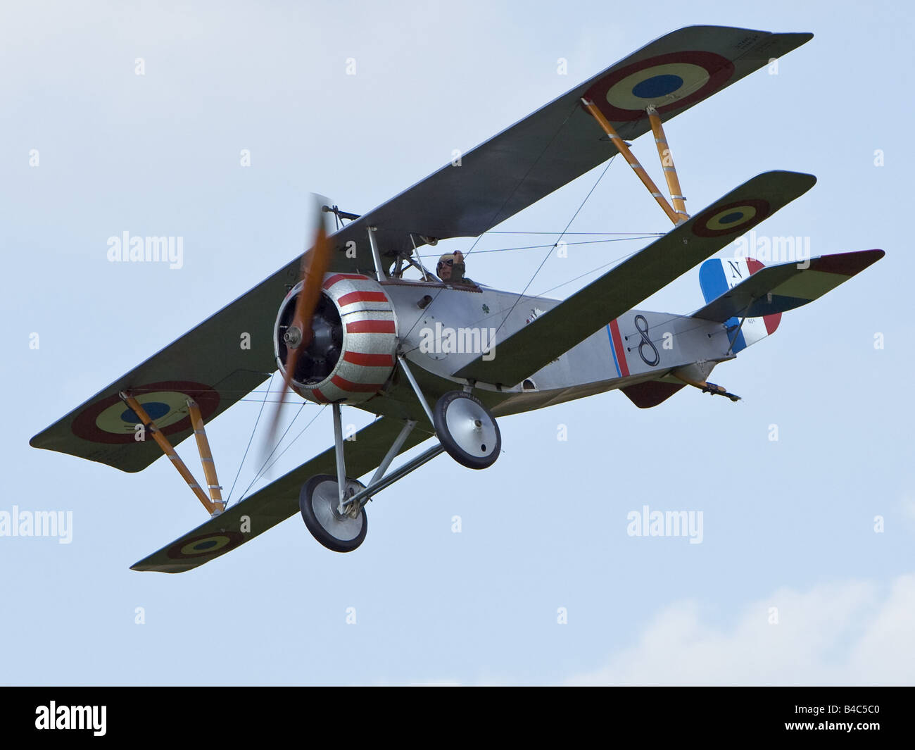 Nieuport 17 Anderthalbdecker French Air Force Stockfoto