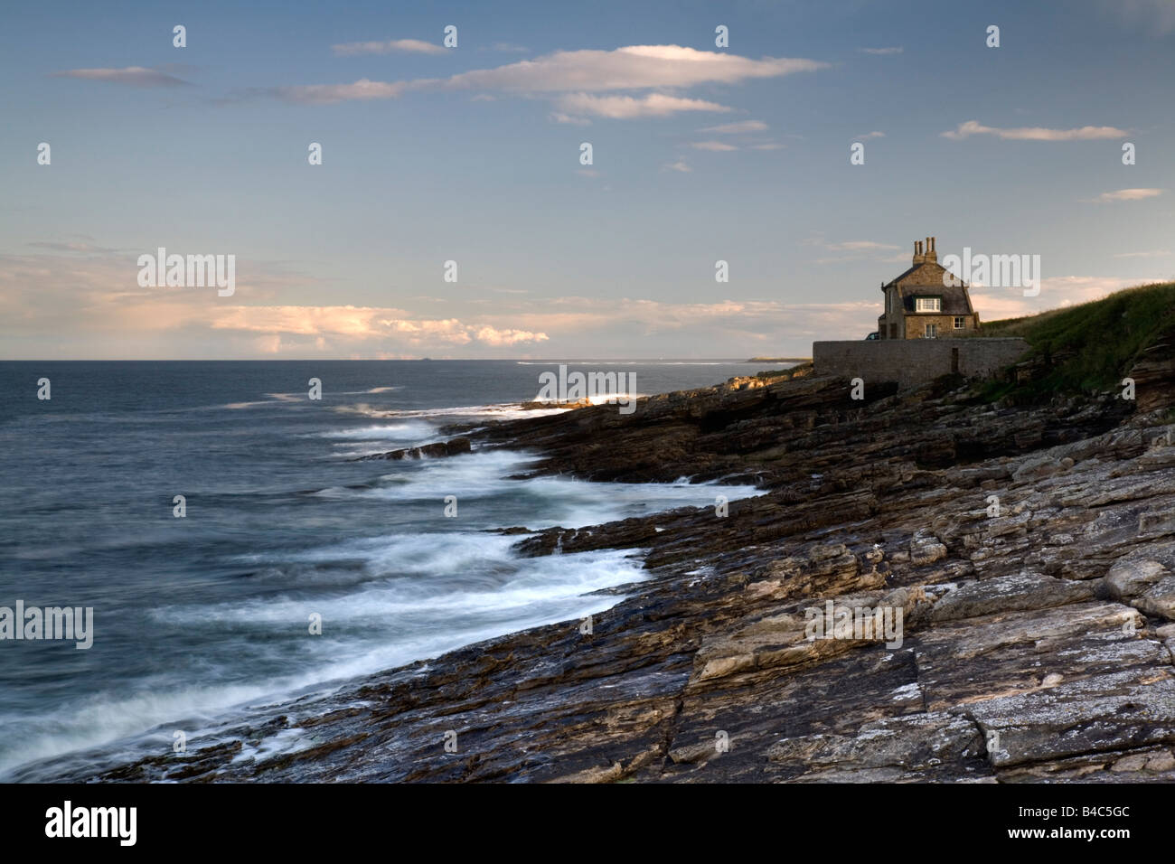 Das Baden Haus am Howick in der Nähe von Craster an der Northumberland Küste Stockfoto