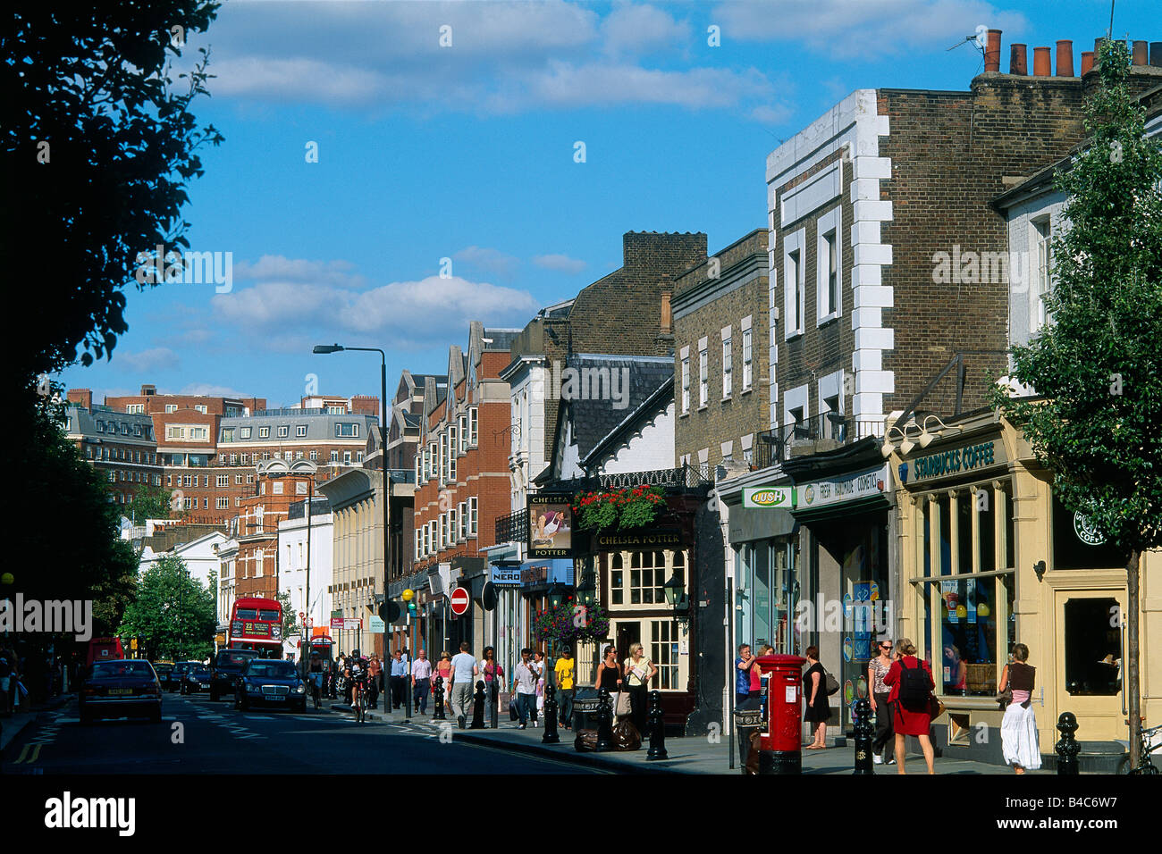 Großbritannien - London - Stadtteil Chelsea - Königsweg Stockfoto
