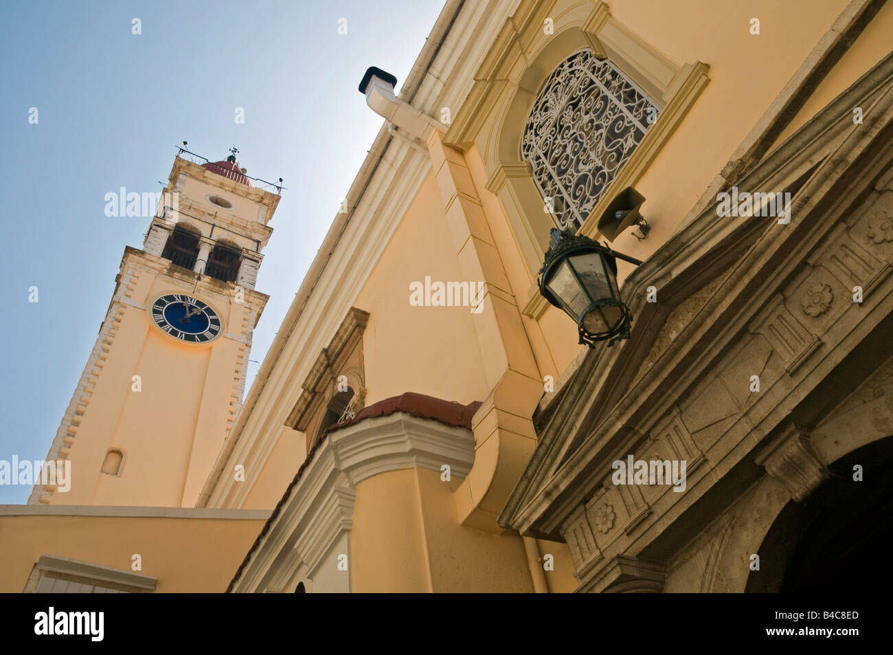 Heiligen Spiridon Kirche, Corfu Town, Korfu, Griechenland, Europa Stockfoto
