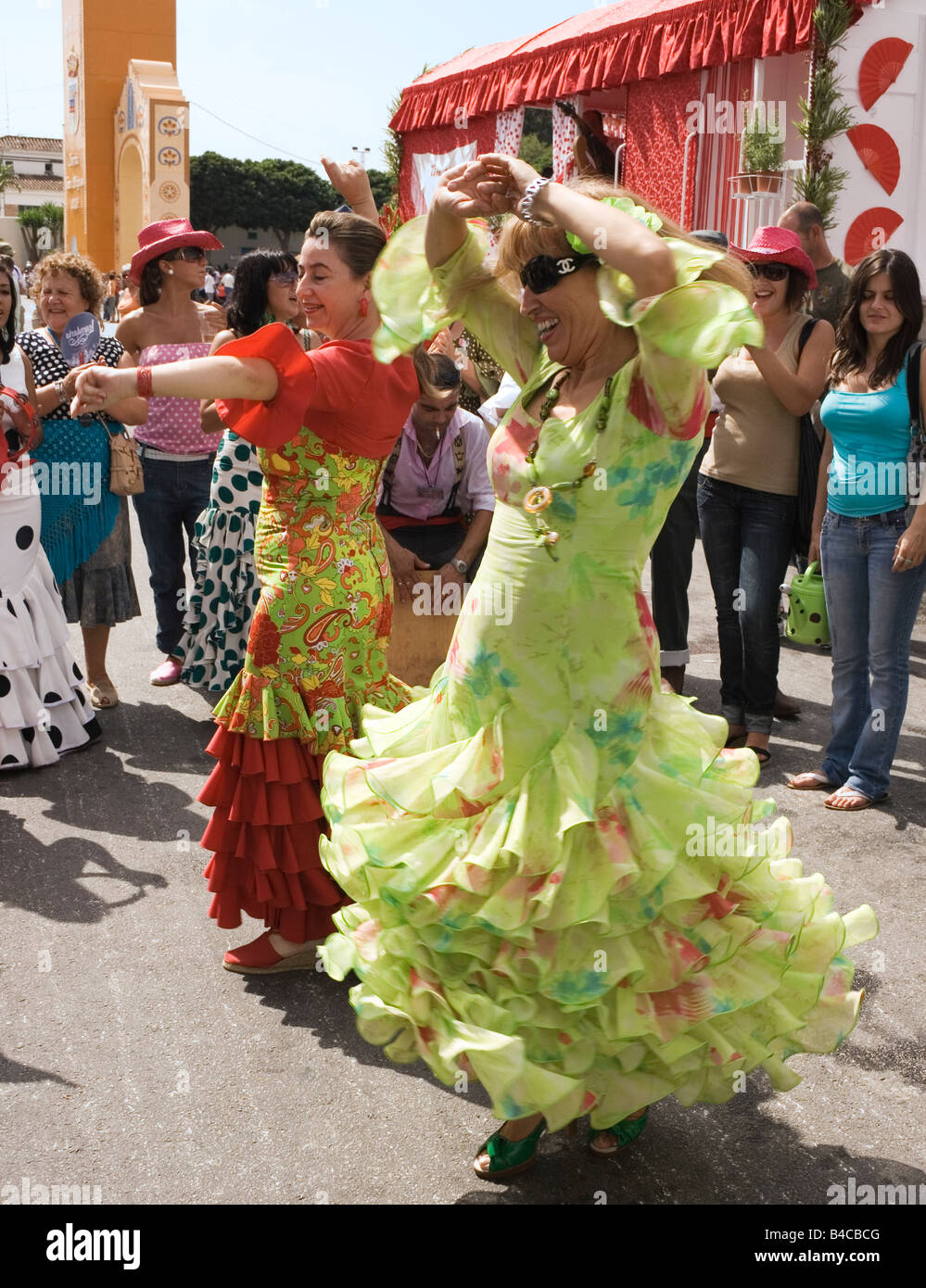 Torremolinos Costa del Sol Malaga Provinz Spanien Feria de San Miguel jährliche Romeria Stockfoto