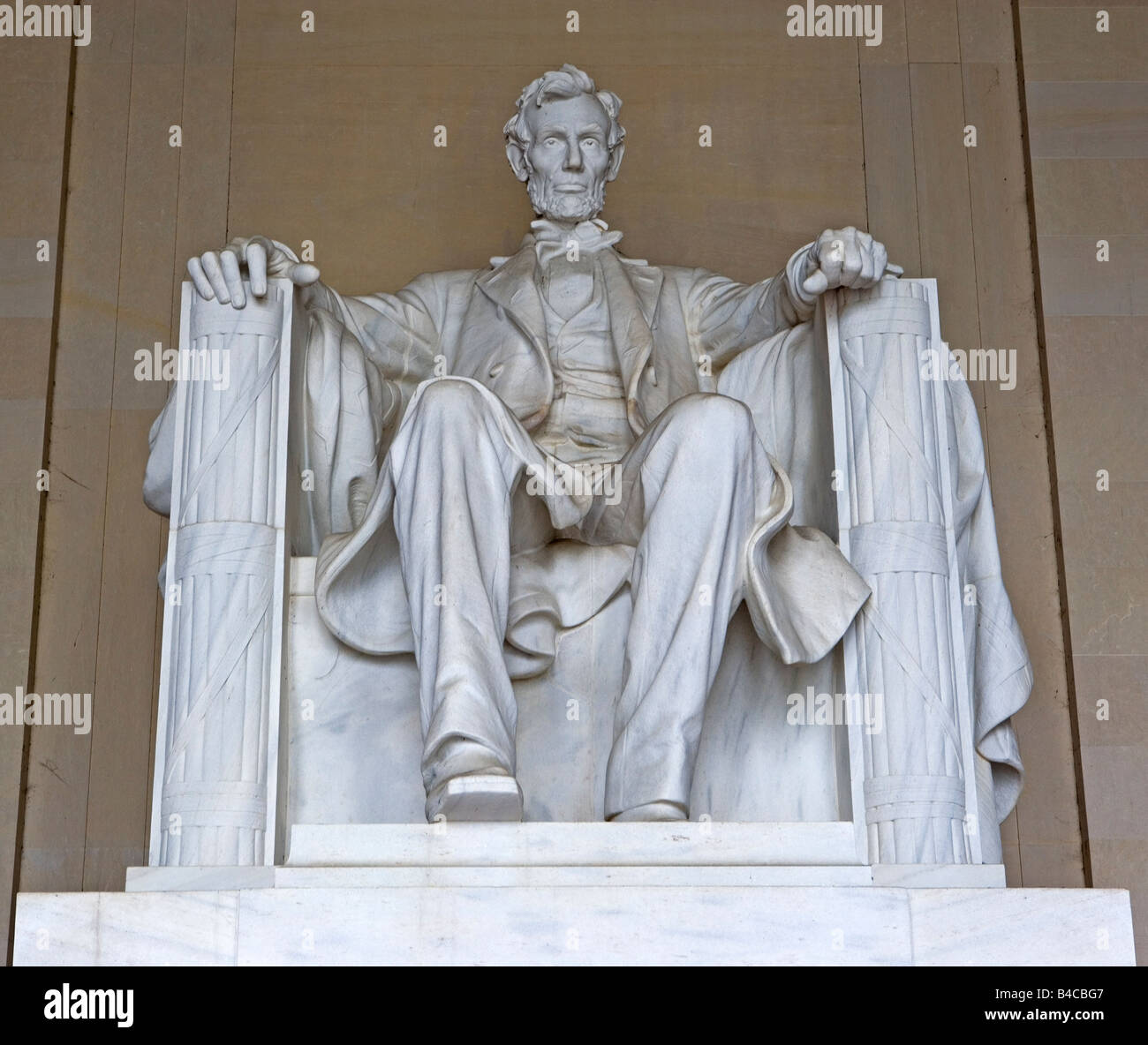 Lincoln, Lincoln, Denkmal, Mememorial Nationalismus, patriotische, Portrait, Präsident, Präsident, Lincoln, stolz, prooud, Skulptur Stockfoto