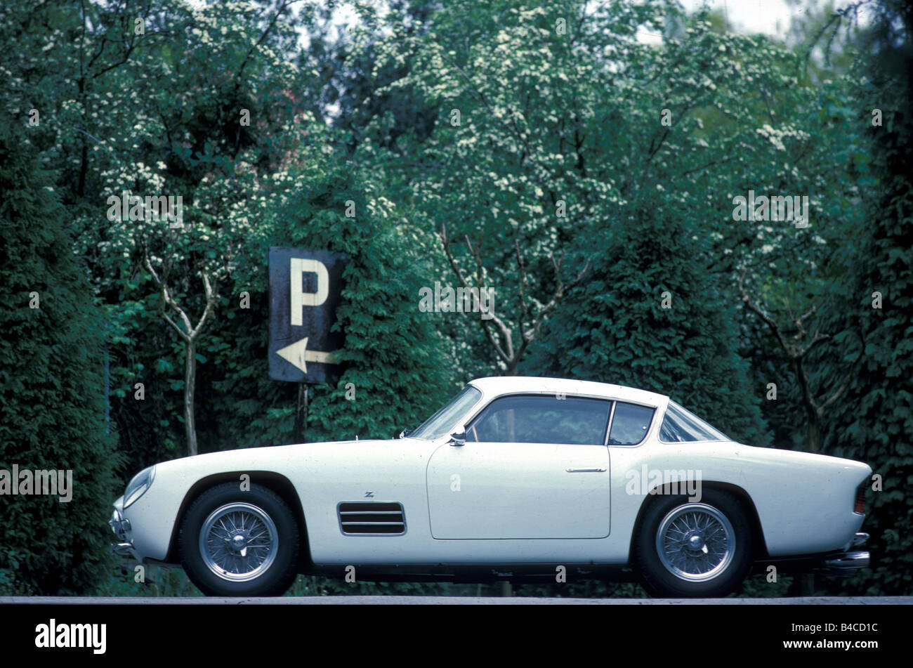 Auto, Ferrari 250 Zagato, stehend, Aufrechterhaltung, Seitenansicht, Fotograf: Hans Peter Seufert Stockfoto
