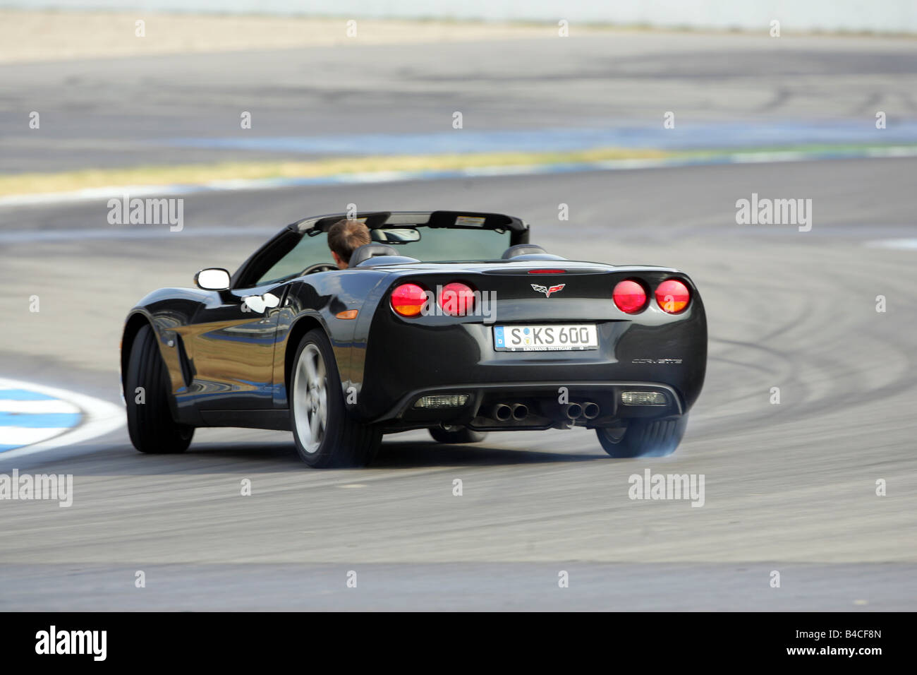 Auto Chevrolet Corvette C6 Convertible Modelljahr 2005 Schwarz