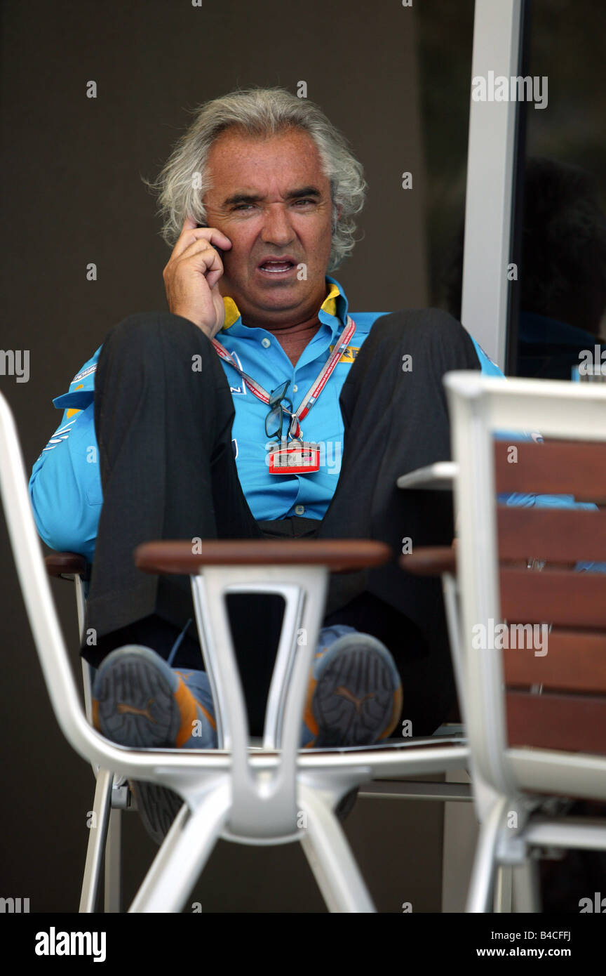 Motor Sport, Flavio Briatore, Renault, Formel 1, Portrait Stockfoto