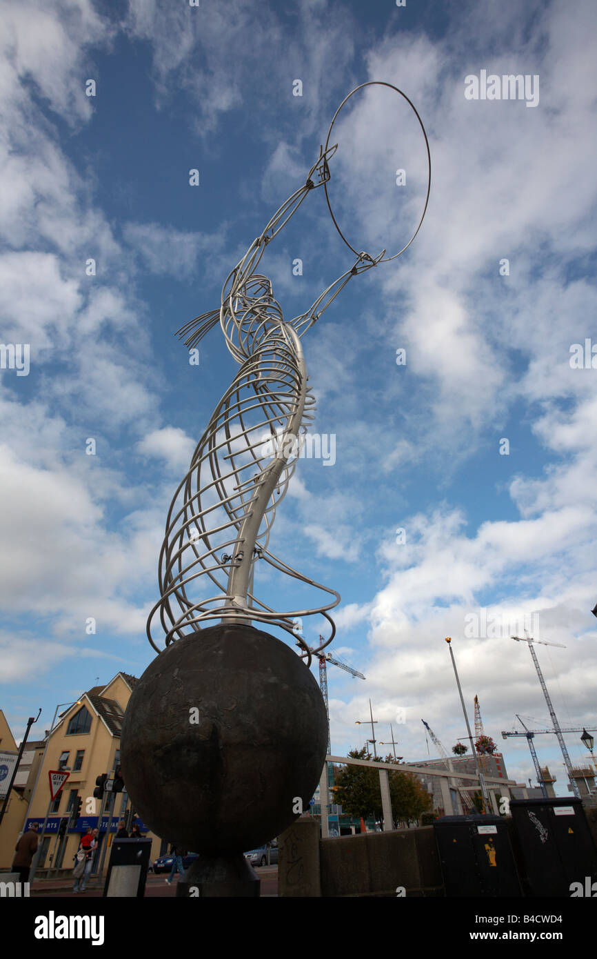 Leuchtfeuer der Hoffnung Thanksgiving quadratische Statue Belfast Stadt Zentrum Nord Irland Vereinigtes Königreich Stockfoto