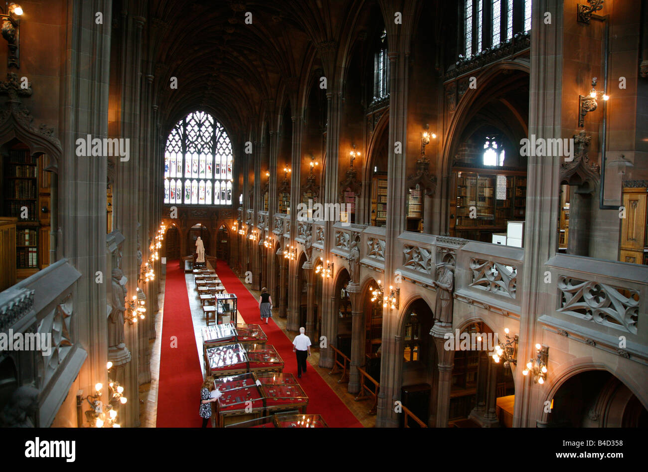Aug 2008 - John Rylands Library Manchester England England Stockfoto
