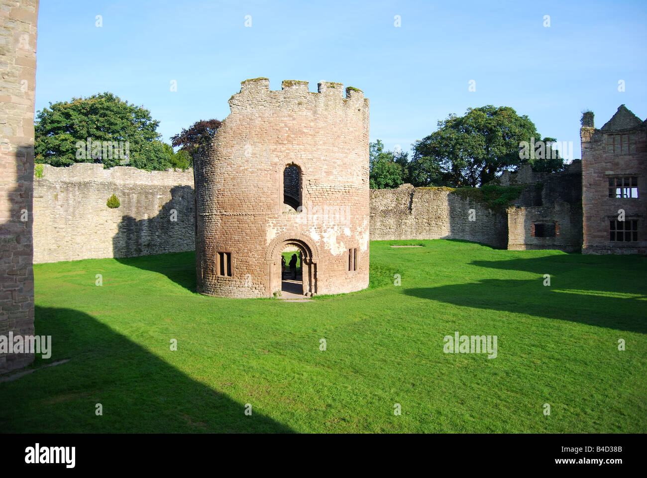 Die Kapelle der Heiligen Maria Magdalena in Inner Bailey, Ludlow Castle, Ludlow, Shropshire, England, Vereinigtes Königreich Stockfoto