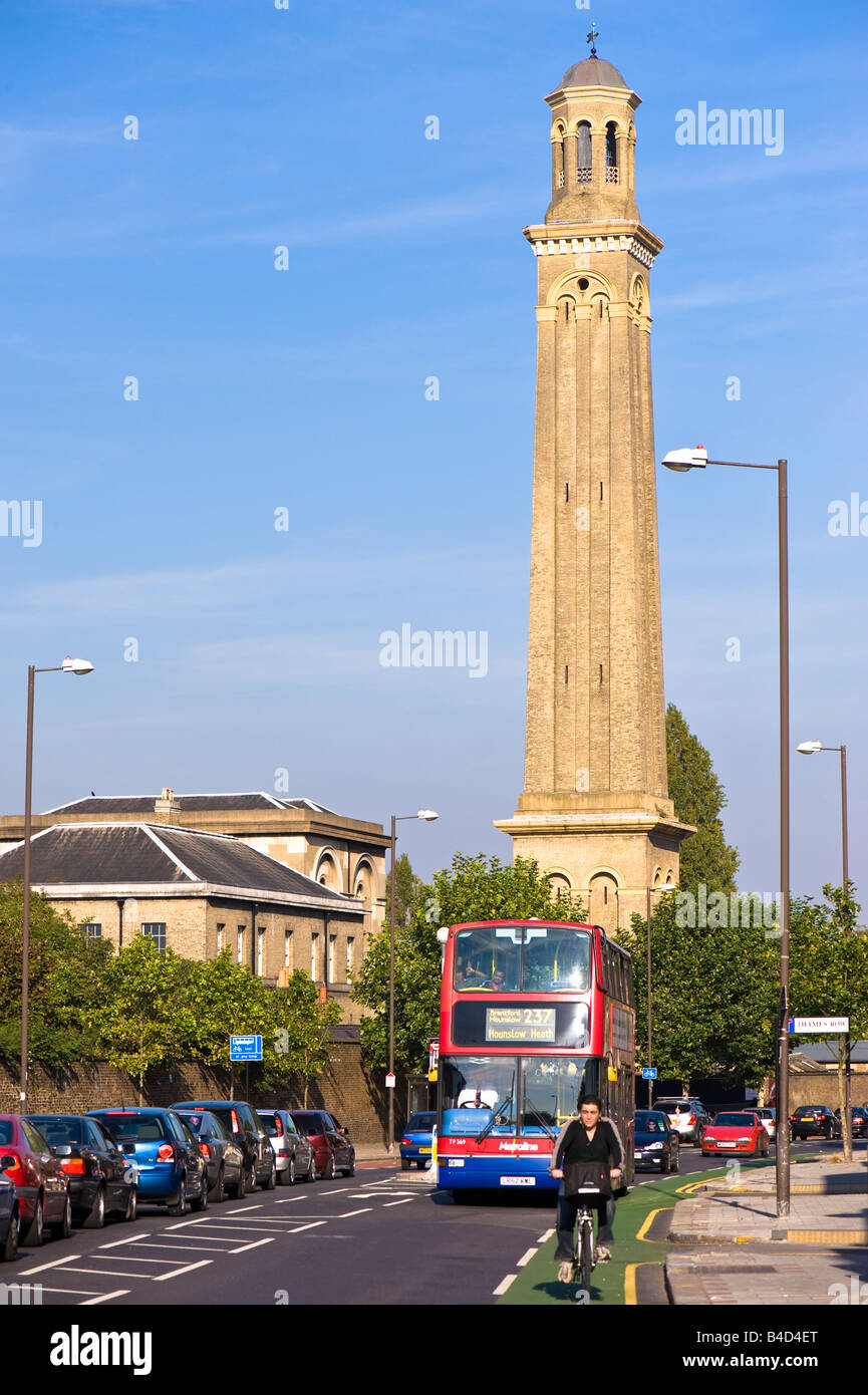 Wasserturm in Steam Museum Brentford TW8 London Vereinigtes Königreich Stockfoto