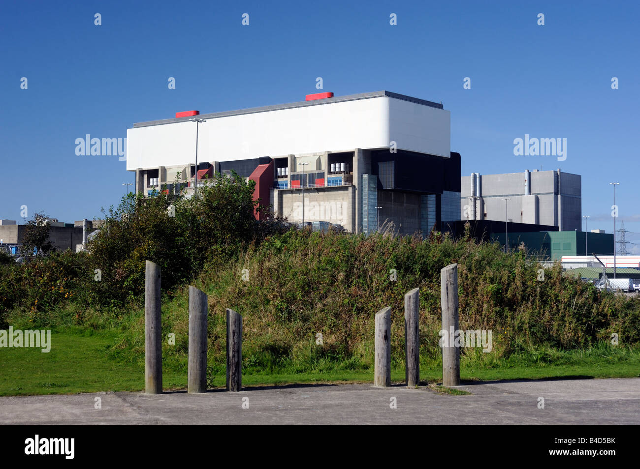 Kernkraftwerk Heysham. Heysham, Lancashire, England, Vereinigtes Königreich, Europa. Stockfoto