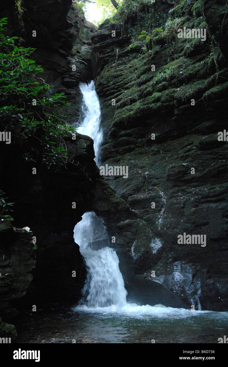 Golitha Wasserfälle Stockfoto
