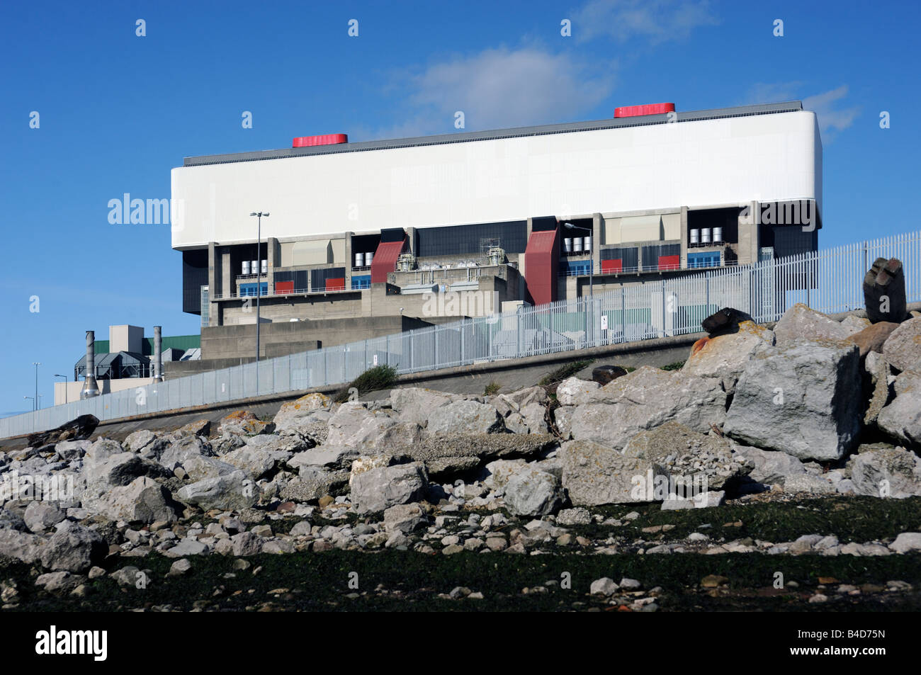 Kernkraftwerk Heysham. Heysham, Lancashire, England, Vereinigtes Königreich, Europa. Stockfoto