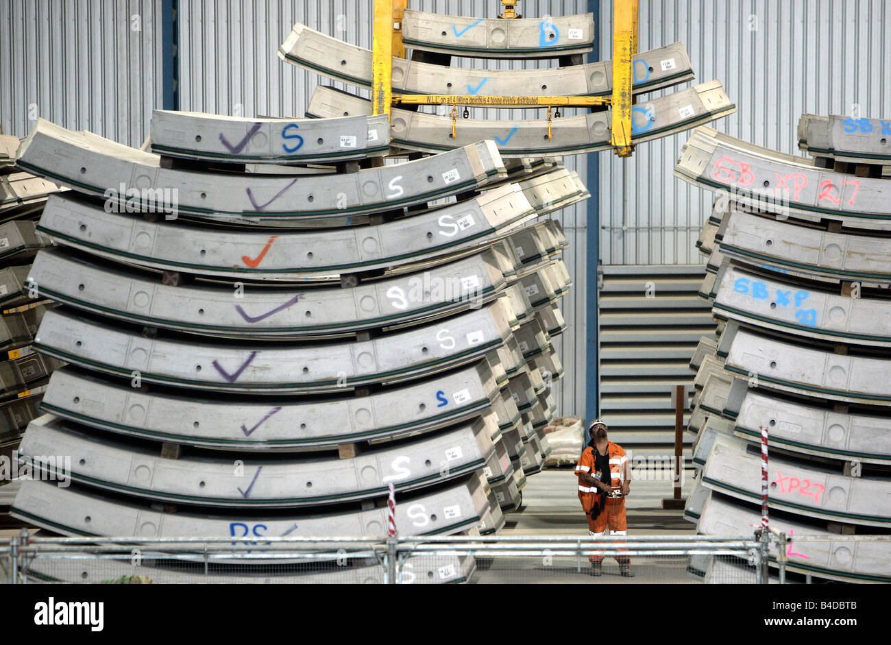 Australien, Brisbane: Bau der North South Bypass Tunnel / Clem Jones Tunnel, 19.09.2008 Stockfoto