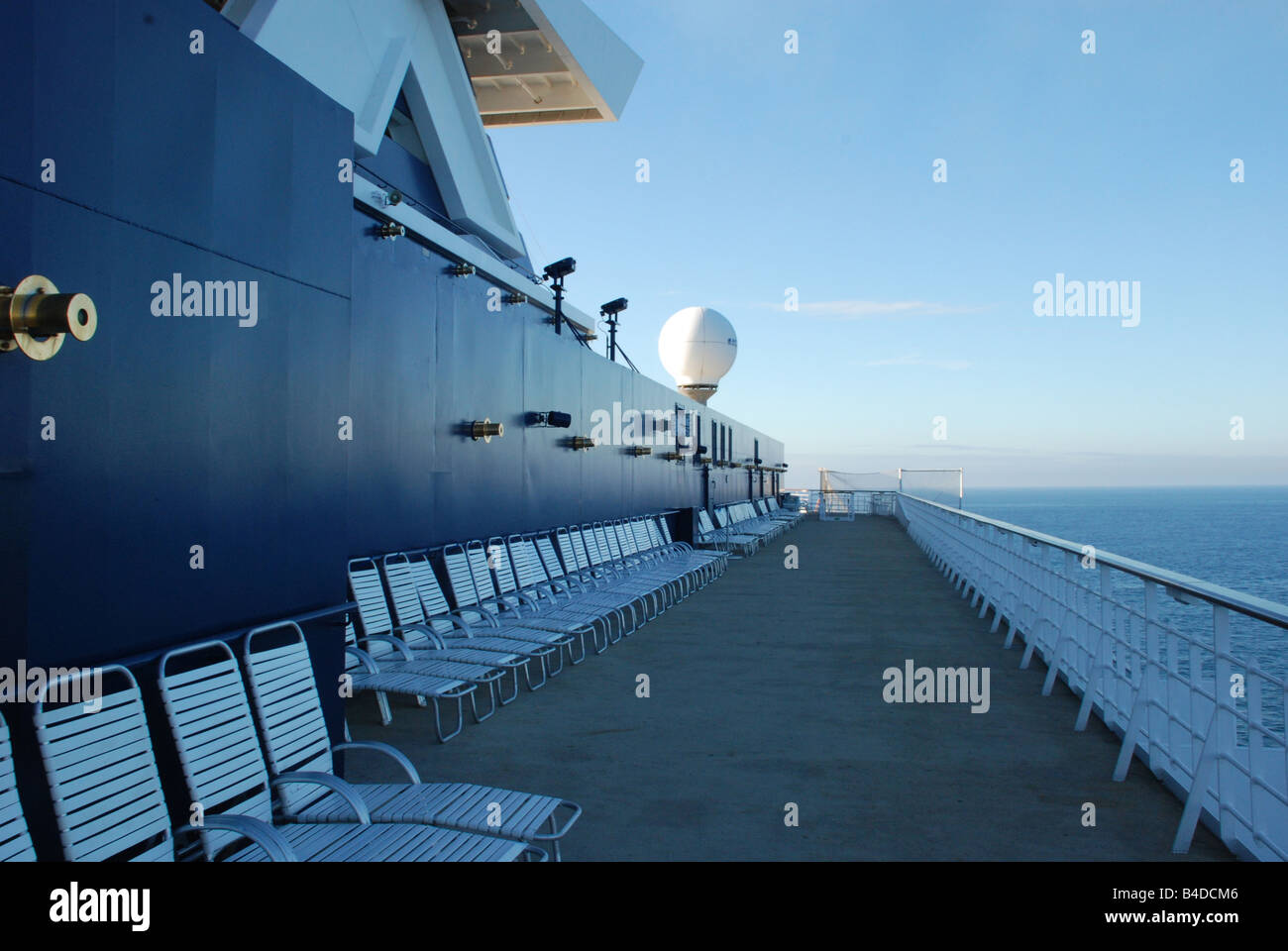Deck auf der Celebrity Cruises MV Mercury Stockfoto