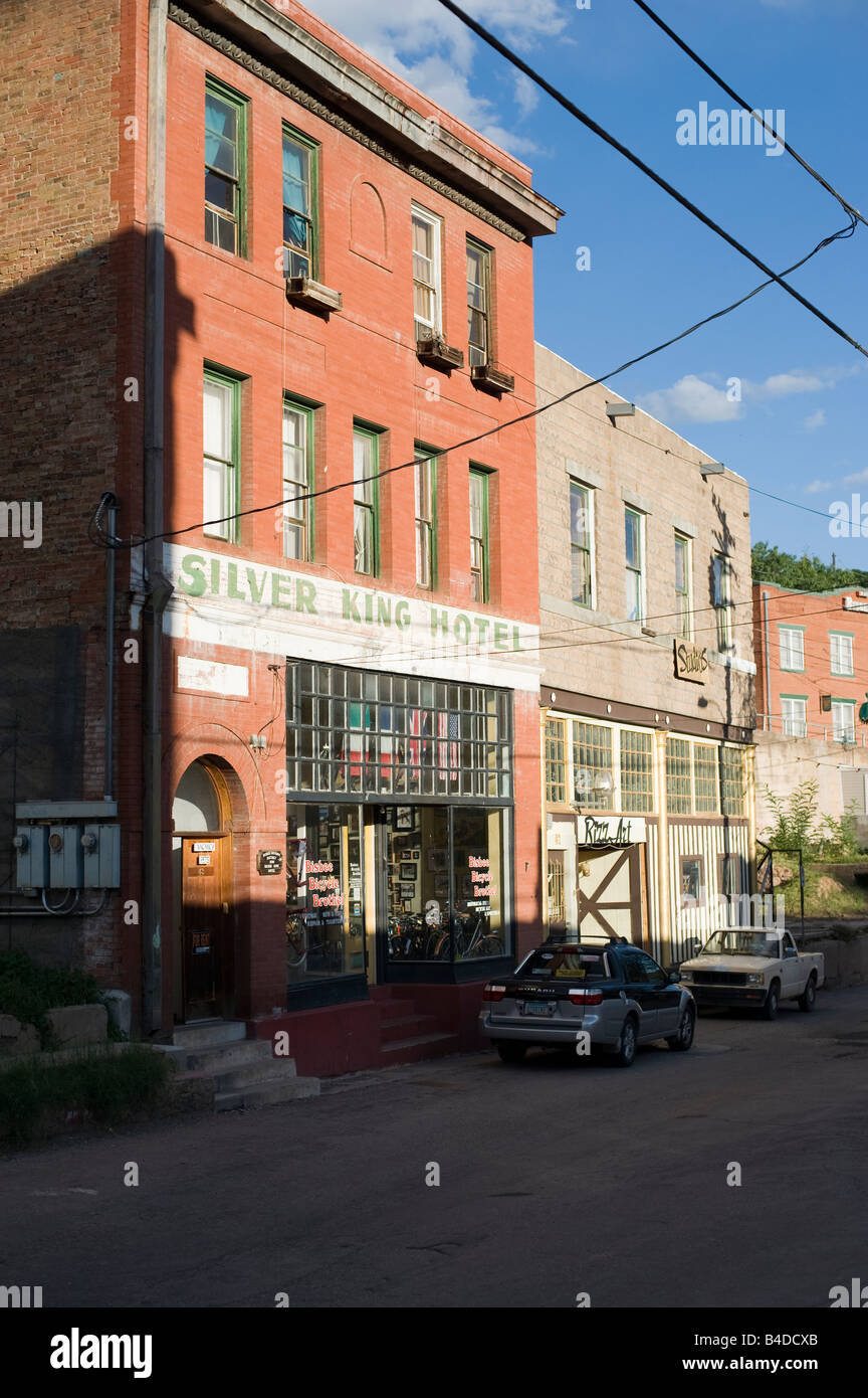 Bisbee Arizona, einer ehemaligen Bergbaustadt (Kupfer) erholt als eine Künstler-community Stockfoto