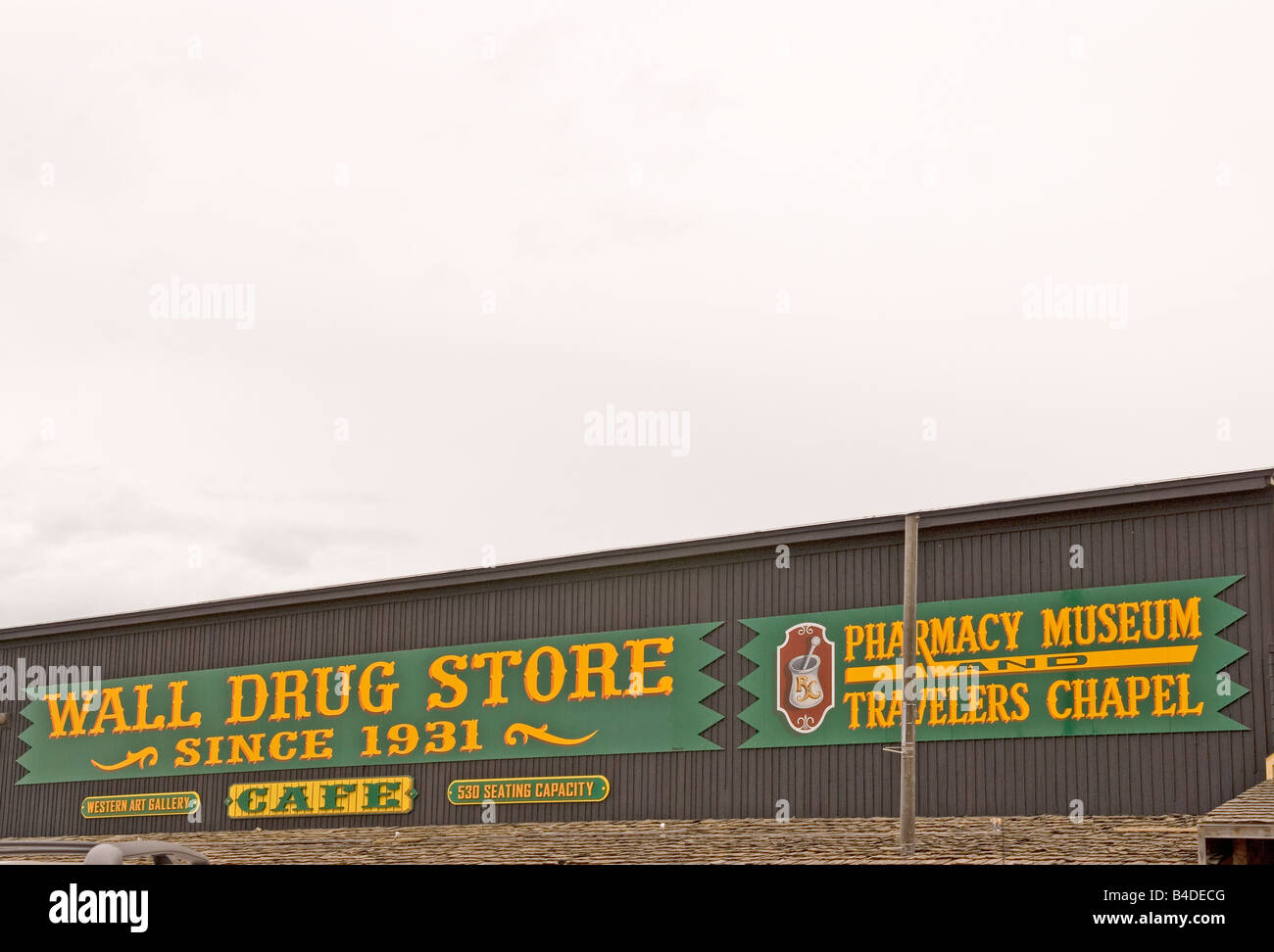 Wand-Drogerie South Dakota USA Stockfoto