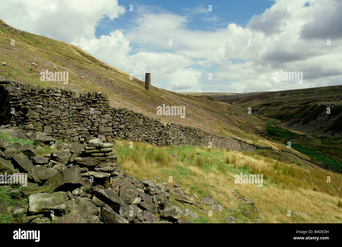 Blick in den Peak District in der Nähe von Buxton UK Stockfoto