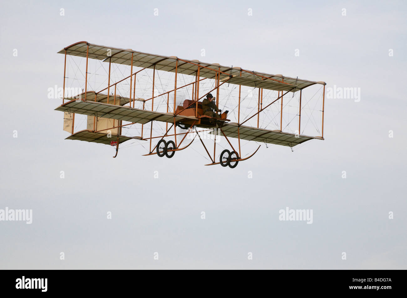 Shuttleworth (Sammlung) Air Show 2008 Bristol Boxkite Stockfoto