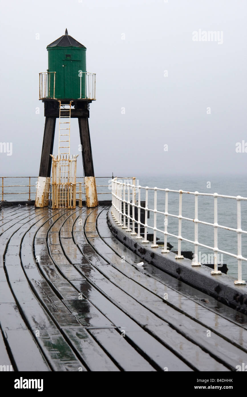 Whitby, North Yorkshire, England, Pier Stockfoto