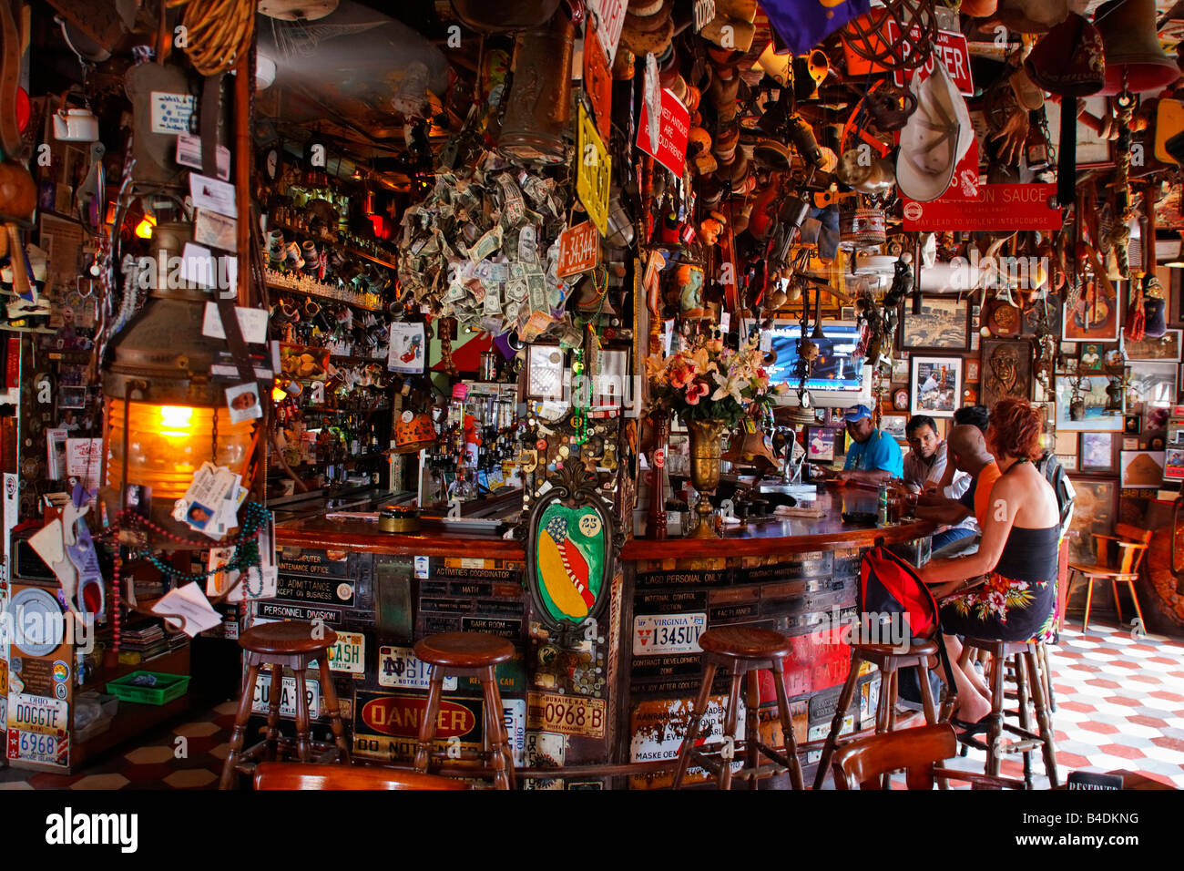 Westindische Inseln Aruba Charlie s Bar San Nicolas seit 1941 Stockfoto