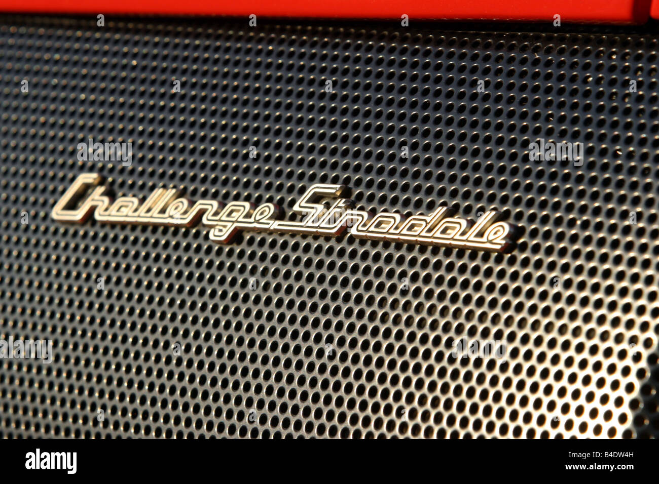 Auto, Ferrari 360 Challenge Stradale, Roadster, Coupé/Coupe, rot, Detailansicht, Modellbezeichnung Stockfoto