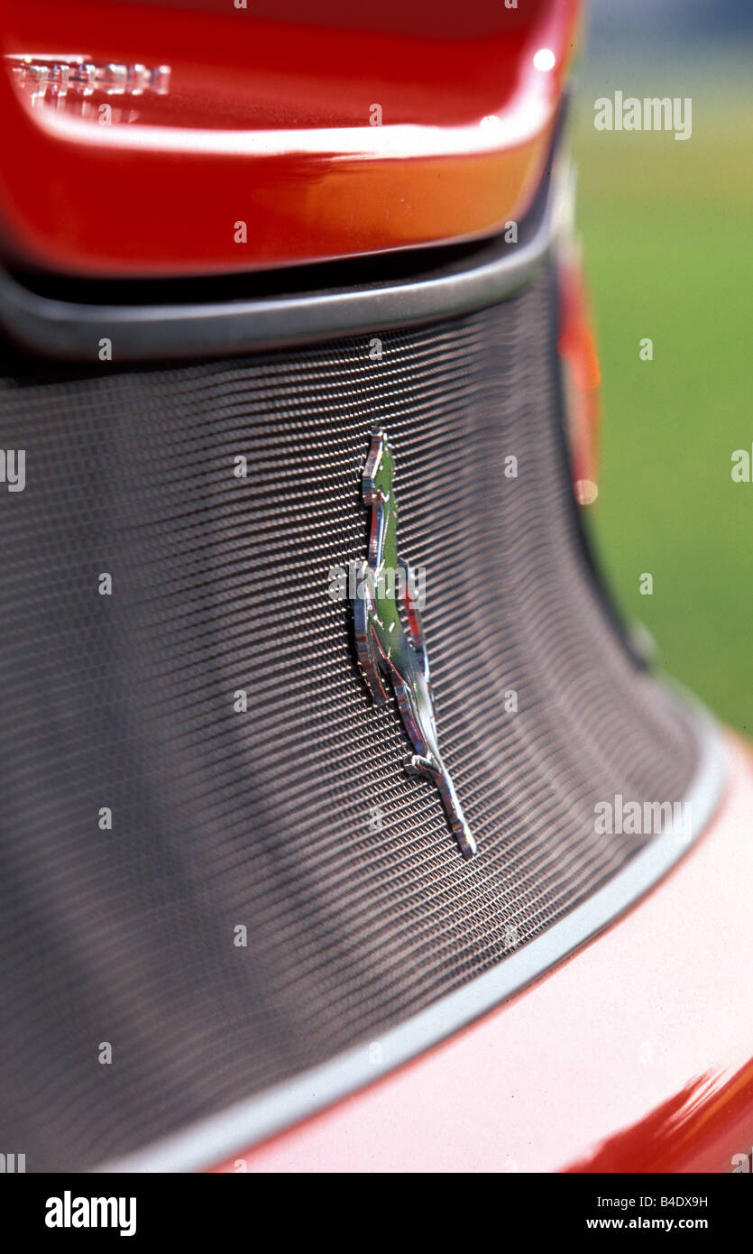 Auto, Ferrari F50, Modell Jahr 1995-2002, rot, Roadster, Cabrio, Zweisitzer, Detailansicht Stockfoto
