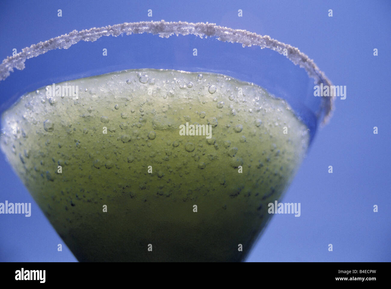 Marguerita mit gesalzenem Felge in der Sonne Stockfoto