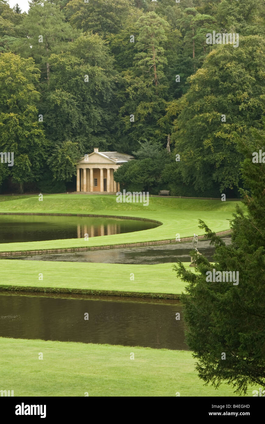Studley Royal Grand Garten Brunnen Abby Ray Boswell Stockfoto