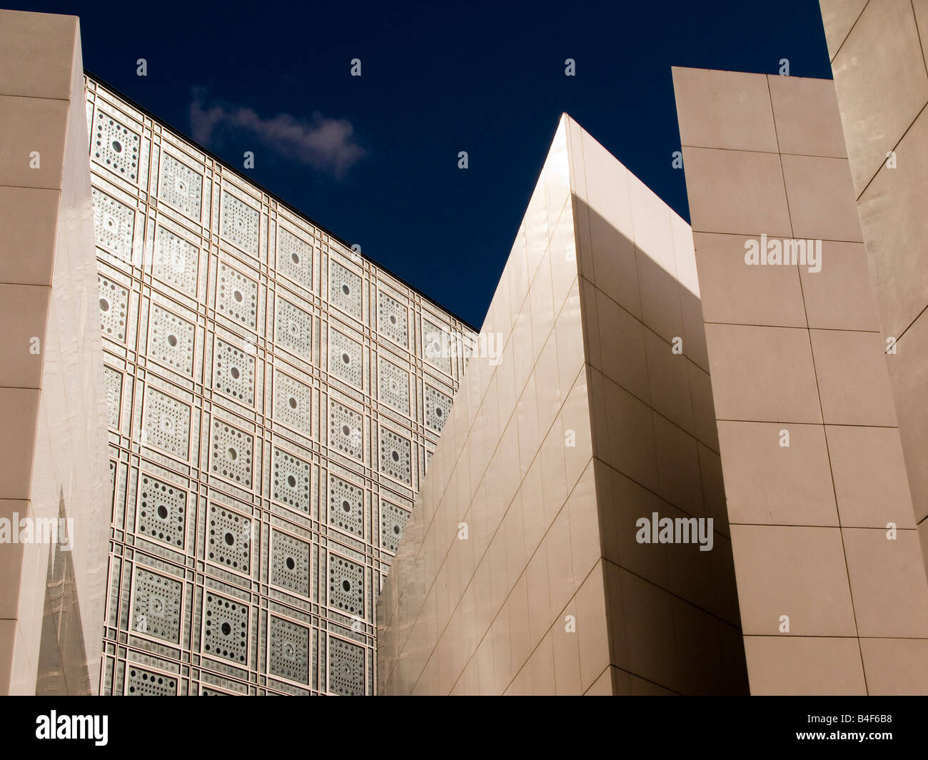 Institut du Monde Arabe in Paris Frankreich, Herbst 2008 Stockfoto Institut du Monde Arabe in Paris Frankreich, Herbst 2008 Stockfoto