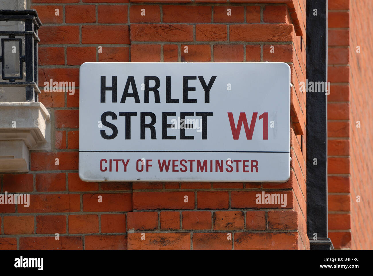 Harley Street Stockfoto
