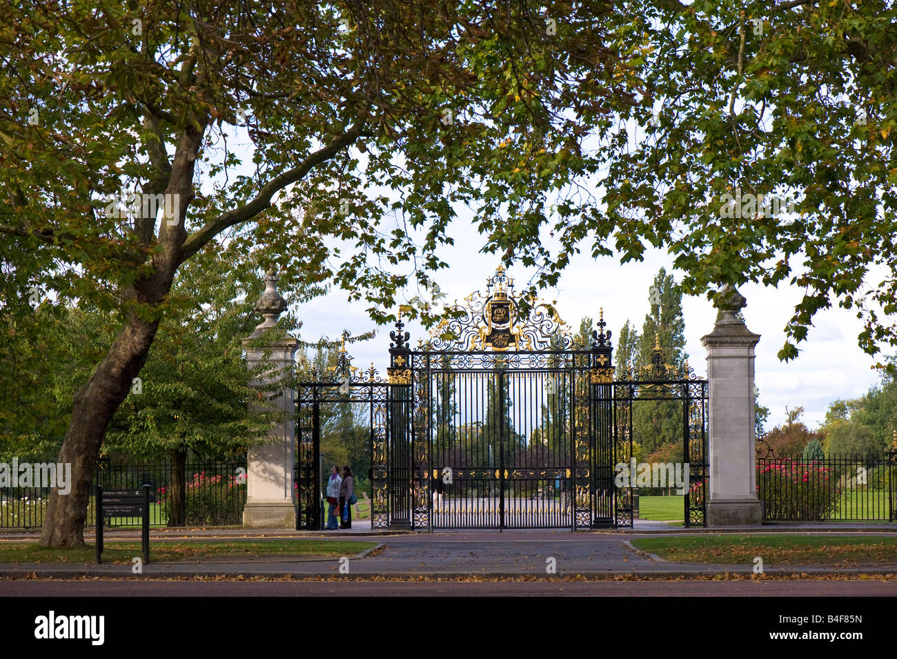 Jubilee Gates Regents Park London NW1 Vereinigtes Königreich Stockfoto