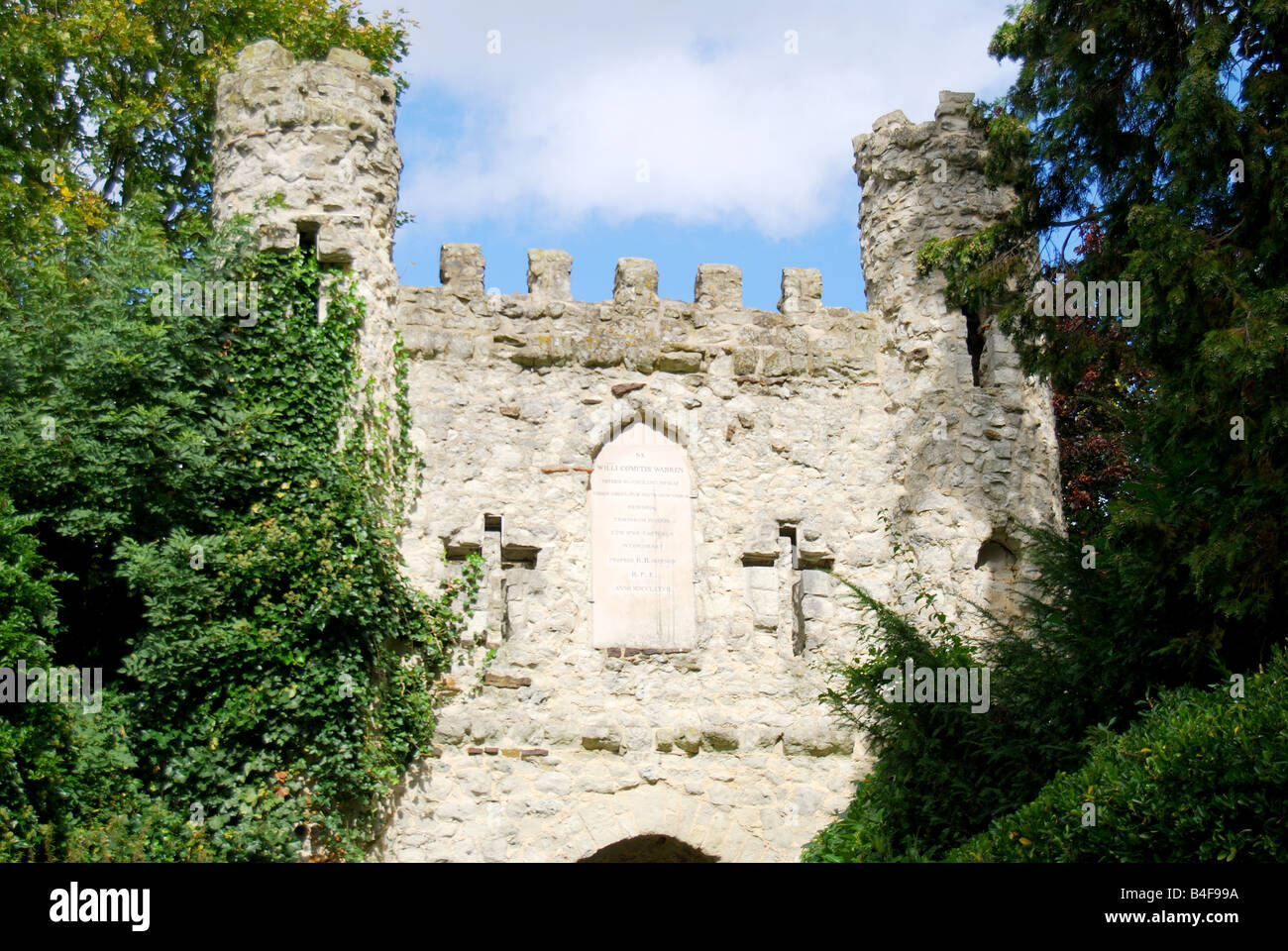 Old Castle Gate, Reigate Castle, Reigate, Surrey, England, Vereinigtes Königreich Stockfoto