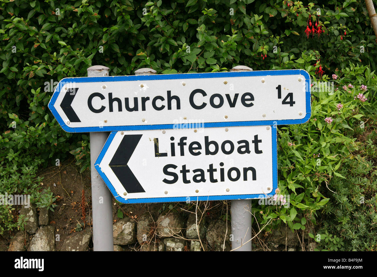 Die Eidechse Lifeboat Station Cornwall England Stockfoto