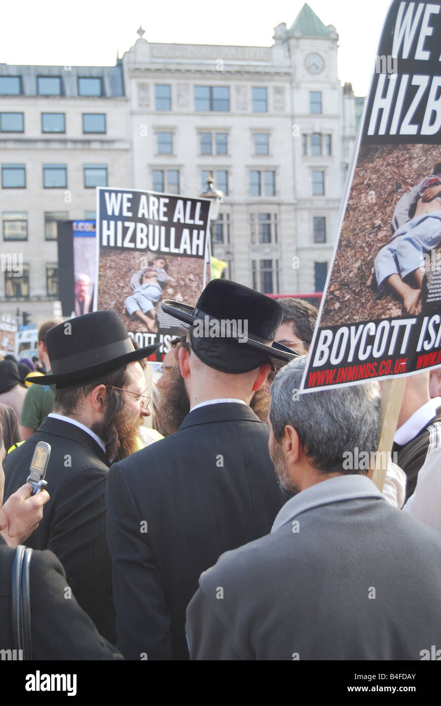 Al Quds Tag Trafalgar Square 2008 Stockfoto