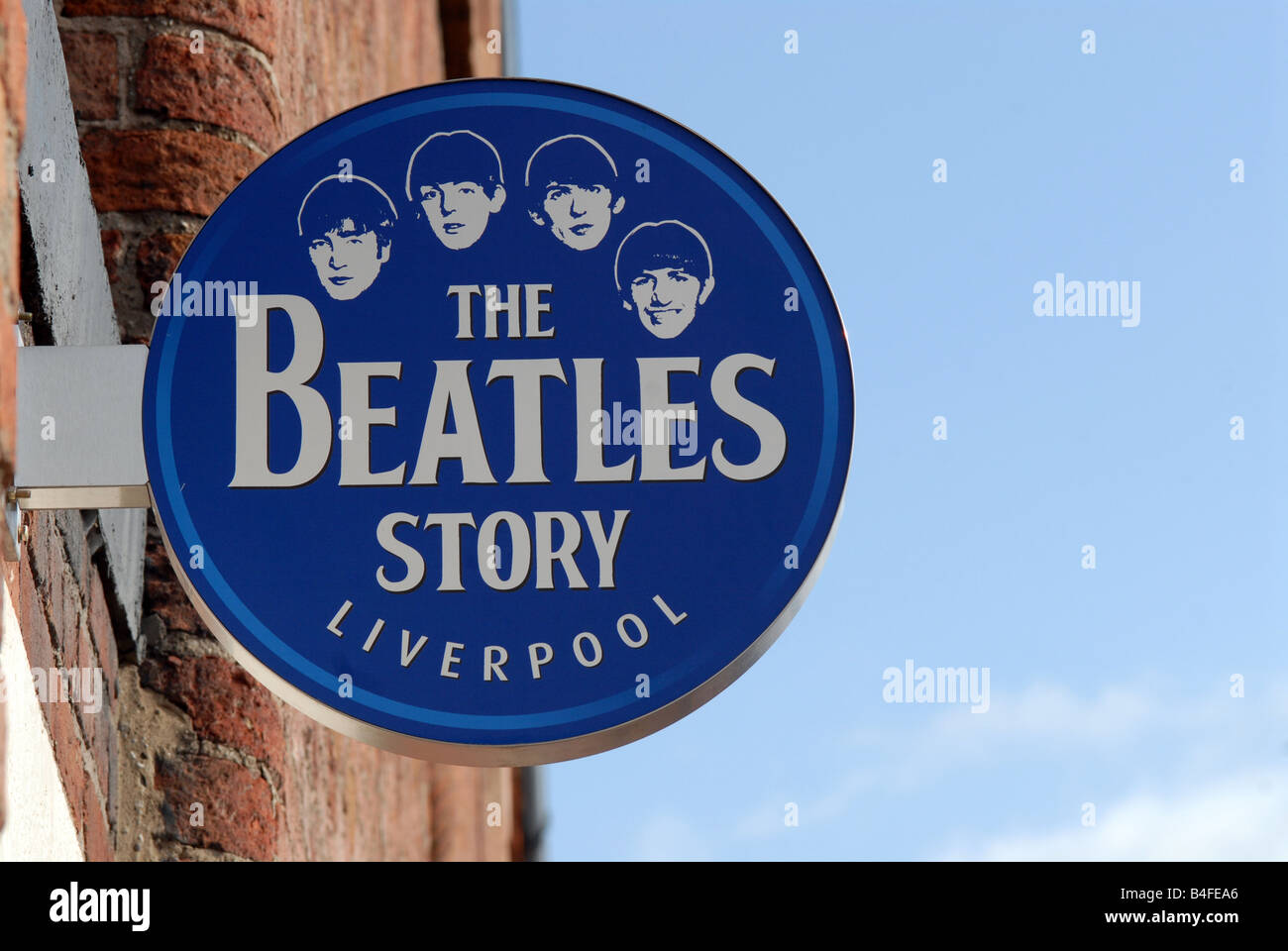Die Beatles Story Albert Dock Liverpool Museum Stockfoto