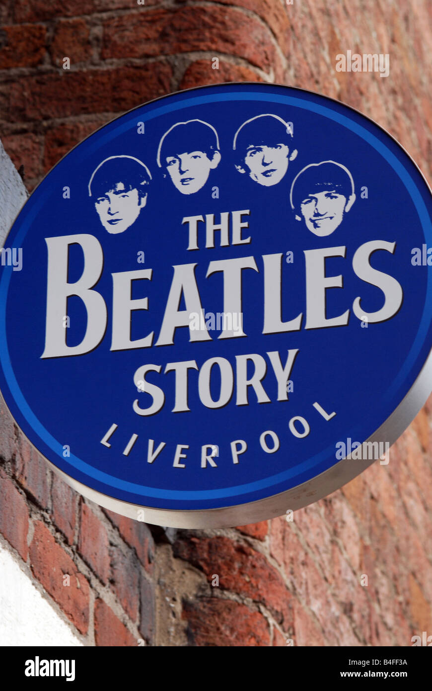 Die Beatles Story Albert Dock Liverpool Museum Stockfoto