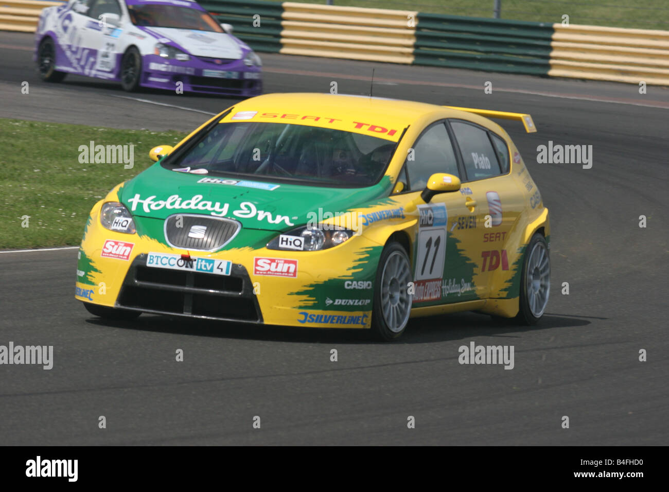 Jason Plato, BTCC Croft Circuit 2008. Stockfoto