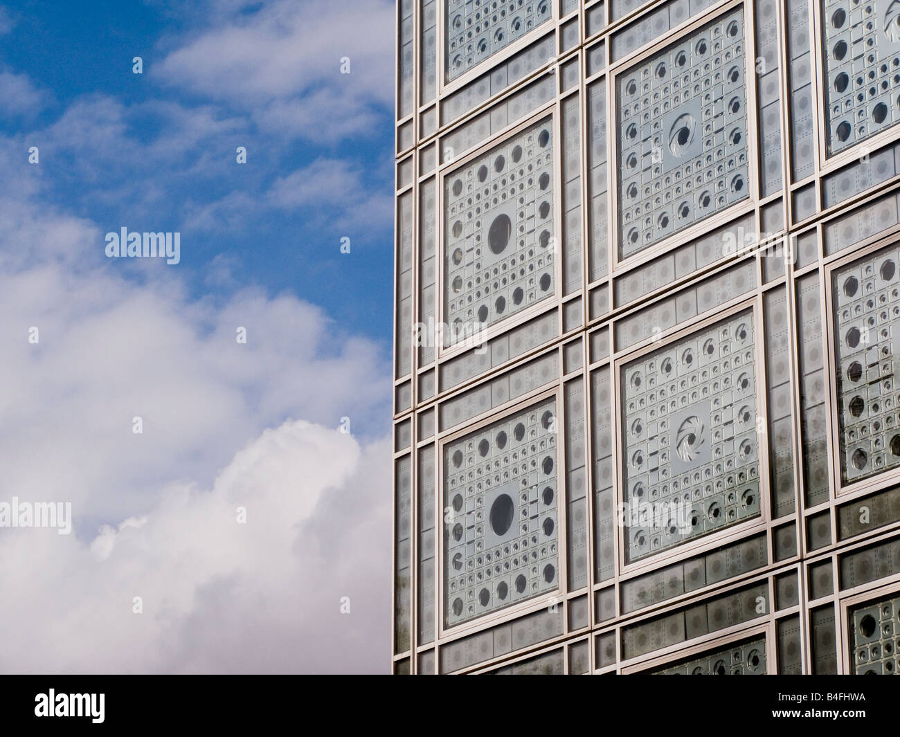 Institut du Monde Arabe in Paris Frankreich, Herbst 2008 Stockfoto Institut du Monde Arabe in Paris Frankreich, Herbst 2008 Stockfoto