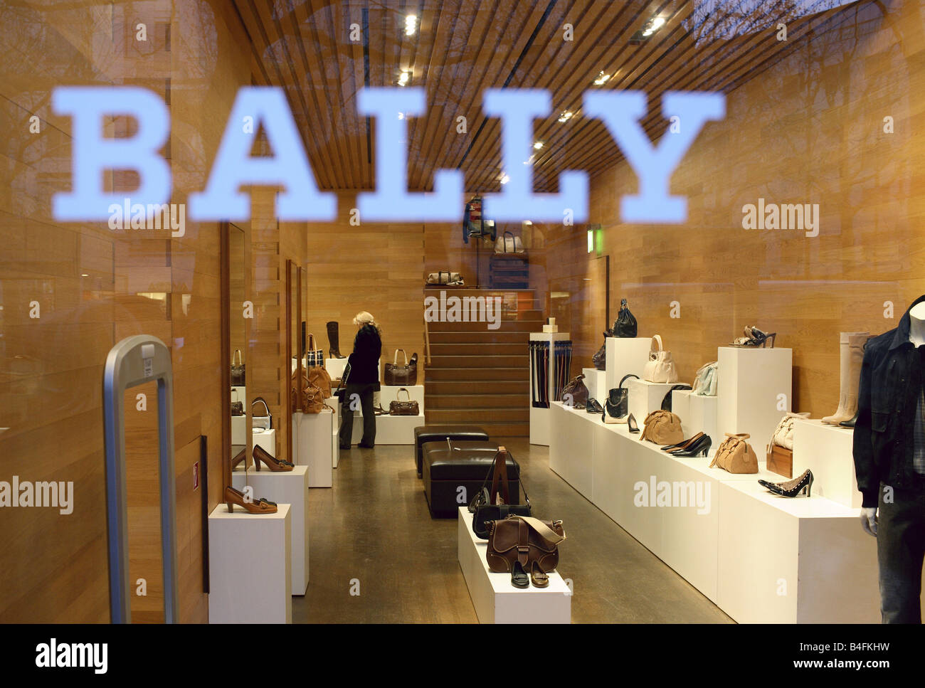 Bally-Store in Berlin, Deutschland Stockfoto