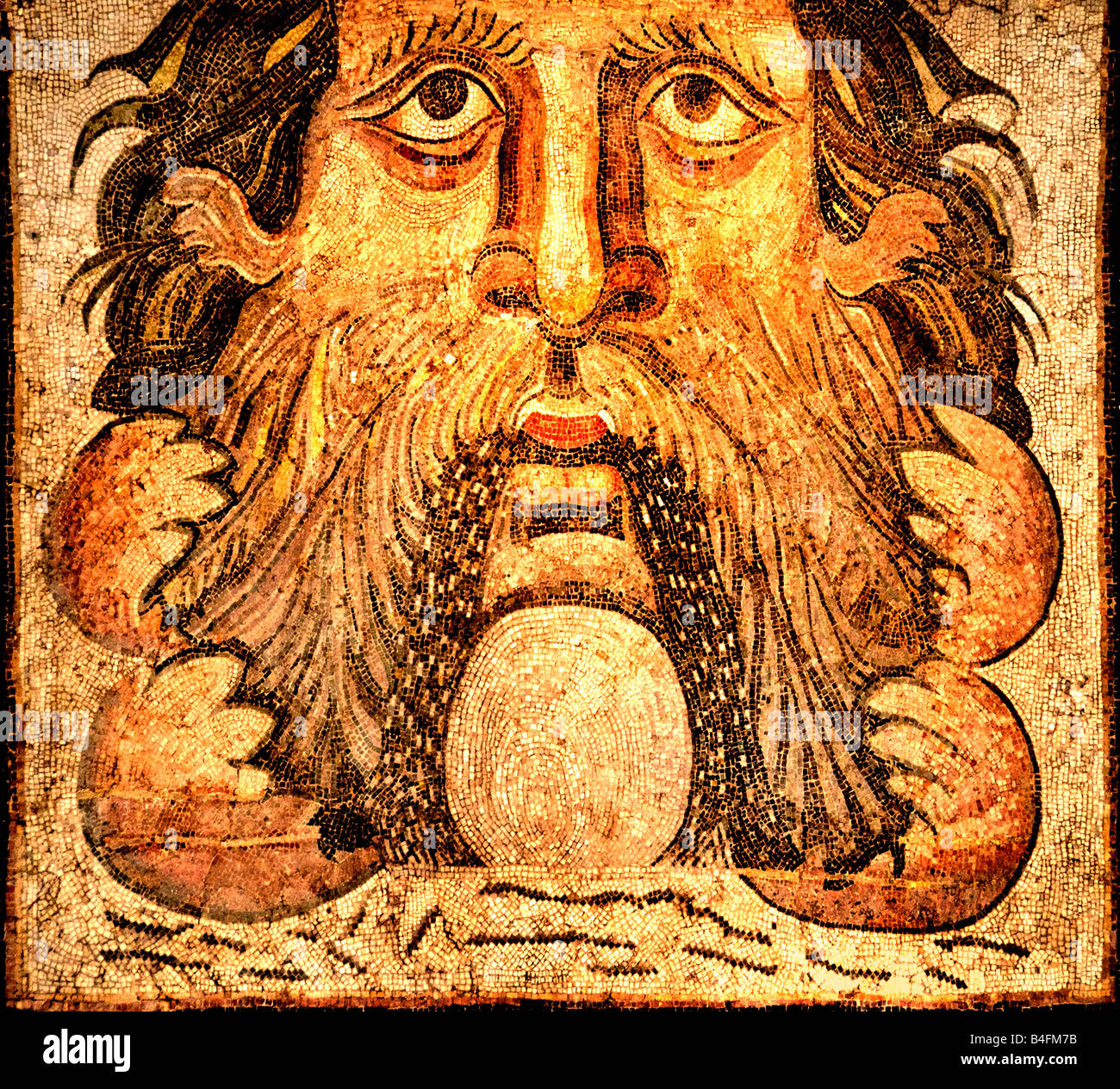 Roman-3. Jahrhundert n. Chr. Karthago in Nordafrika Oceanus Stockfoto