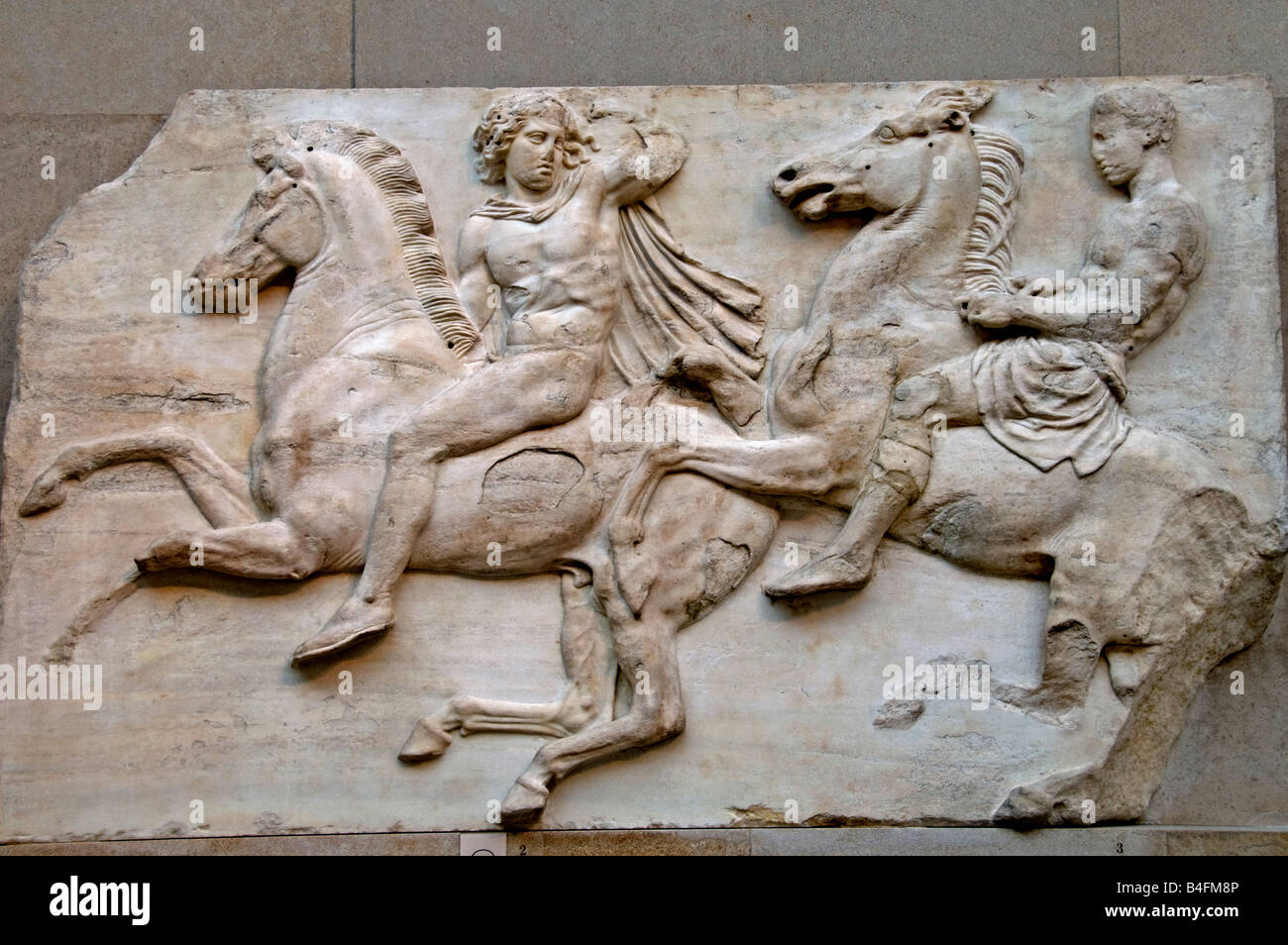 Elgin Marbles, Parthenon Marbles, Skulpturen des Parthenon, ,Bildhauer Phidias, Akropolis von Athen, 5. Jahrhundert v. Chr., Athene Griechenland, British Museum, Stockfoto