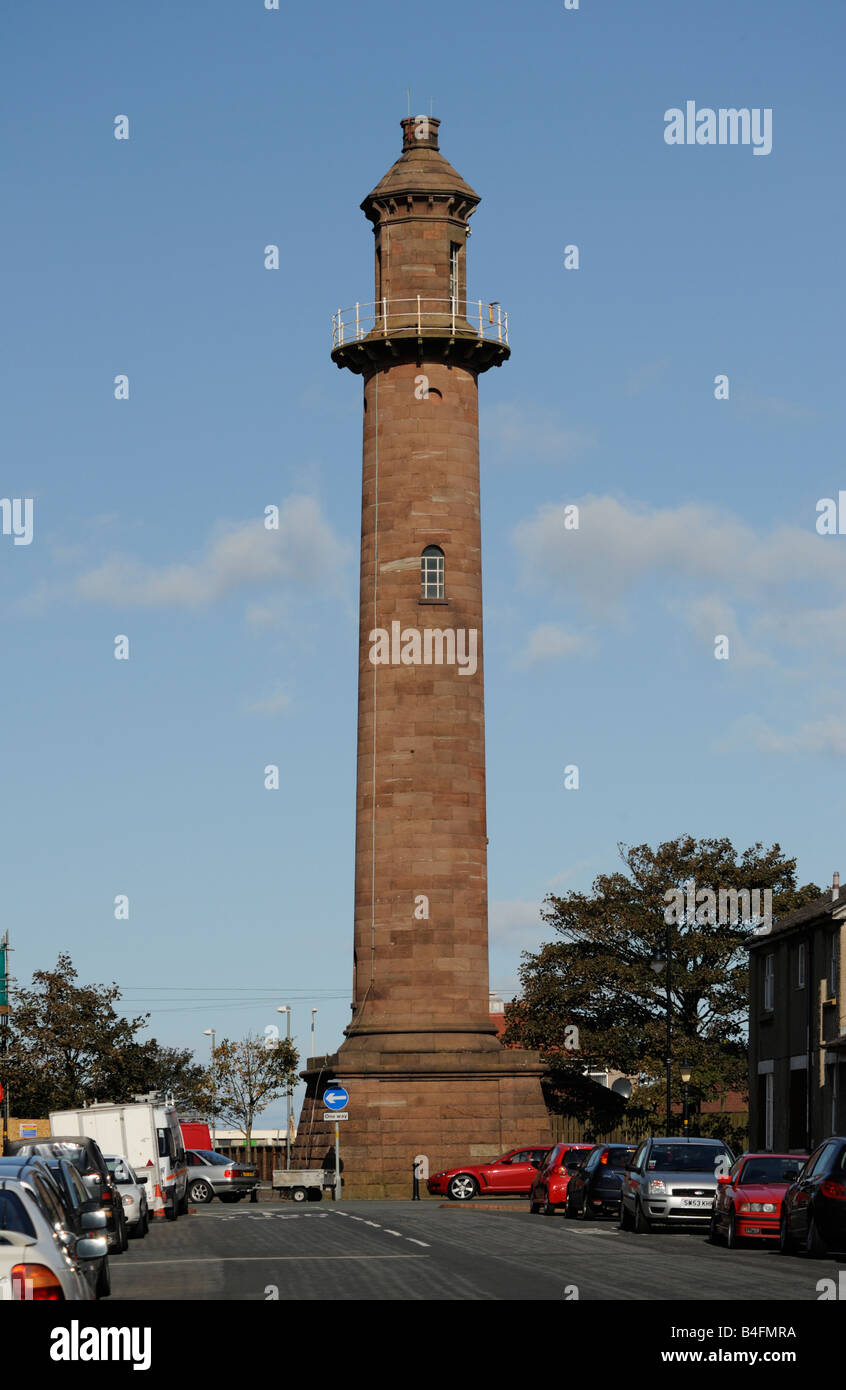 Fleetwood hoher Leuchtturm. Fleetwood, Lancashire, England, Vereinigtes Königreich, Europa. Stockfoto