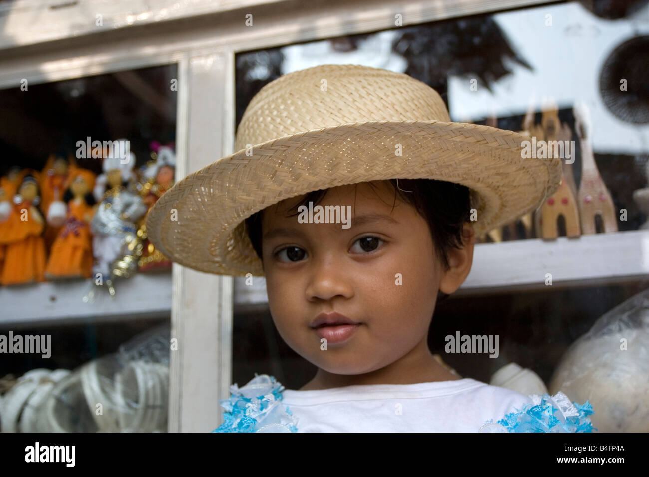 Ein nettes Mädchen aus West-Bengalen, Indien Stockfoto