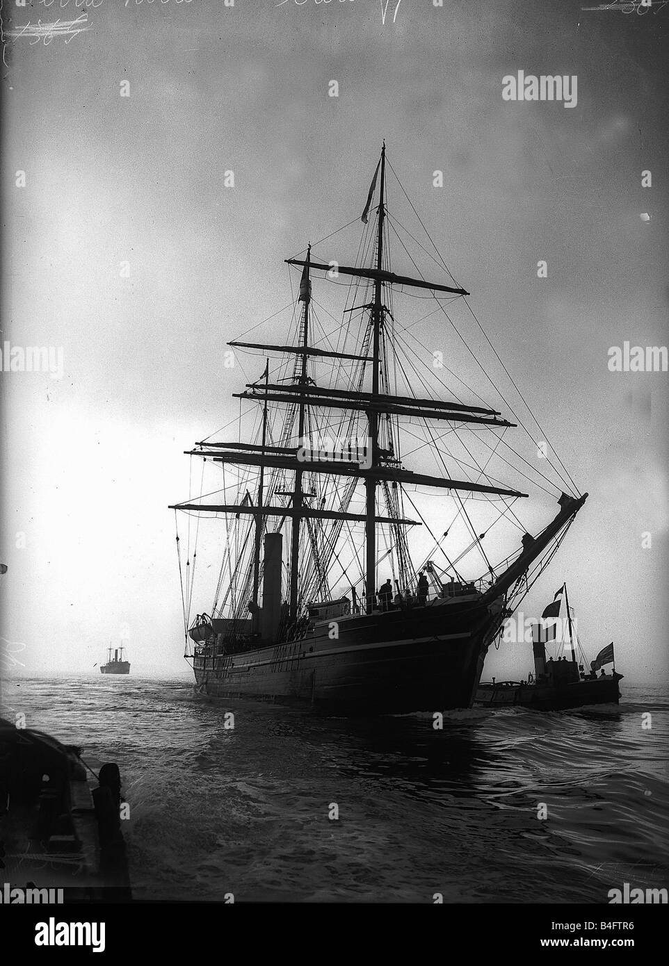 Das Segeln Schiff der Terra Nova von Captain Scott und seine Crew für die Expedition zum Südpol 1910 verwendet Stockfoto