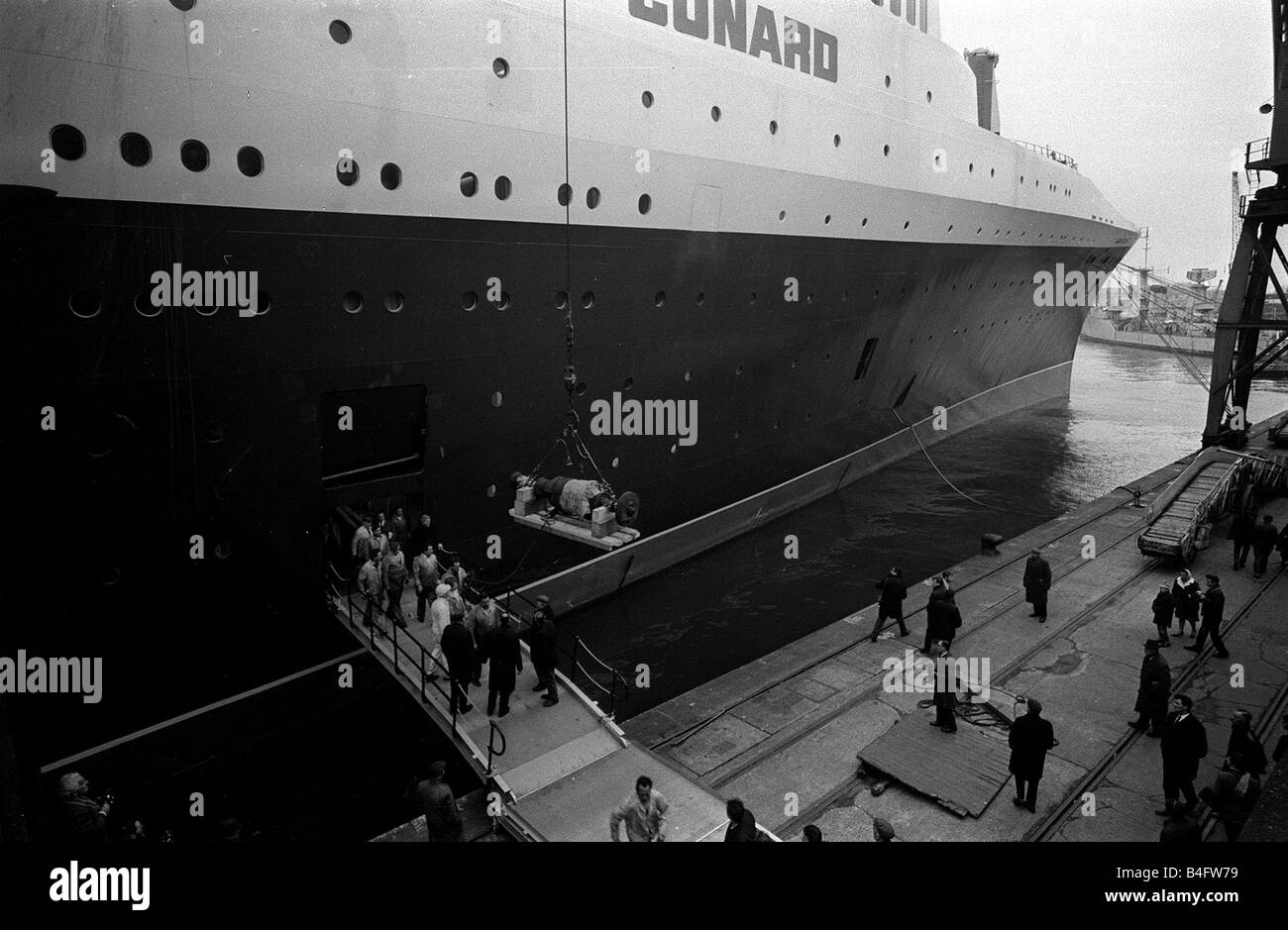 Schiffe Queen Elizabeth Mai 1960 Stockfotografie Alamy