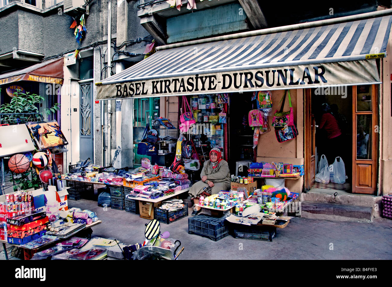 Istanbul Galatasaray Cukurcuma Viertel in der Nähe der Einkaufsstraße Istiklal Caddesi Beyoglu Stockfoto