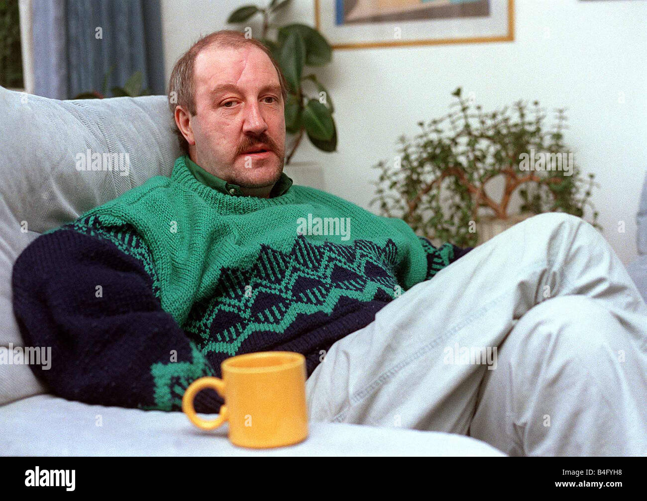 Gordon Kaye Comedy Schauspieler Allo Allo 1990 Tv Sitcom Mirrorpix Stockfoto