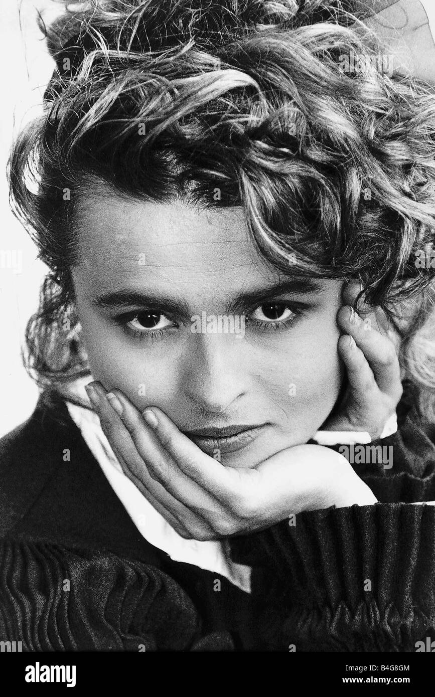 Helena Bonham Carter Schauspielerin das neue Gesicht von Yardley Kosmetik Stockfoto